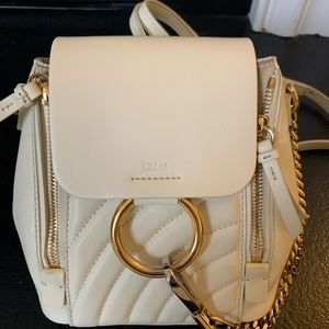 Chloé Faye Quilted Mini Backpack